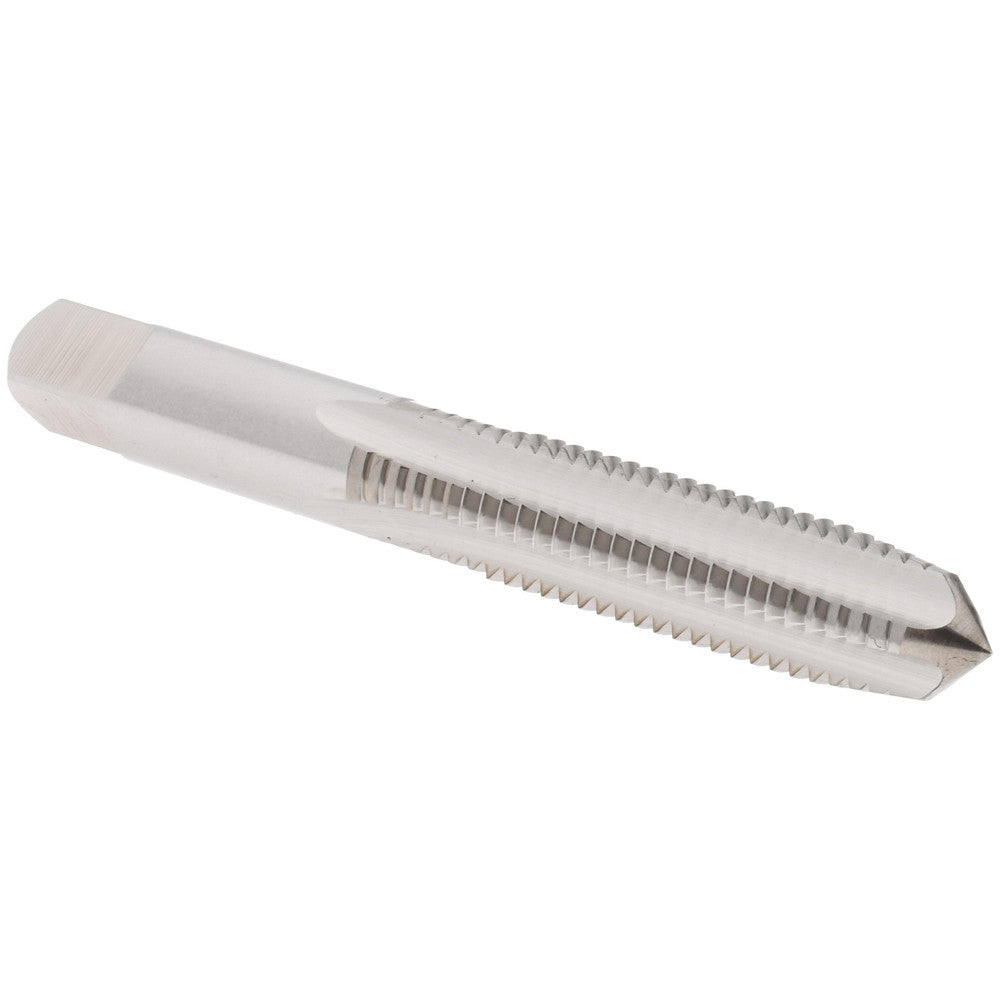 Hertel K027757AS Straight Flute Tap M10x1.5 Metric Coarse, 4 Flute, Plug Chamfer, 6H Class of Fit, High-Speed Steel, Bright/Uncoated Finish