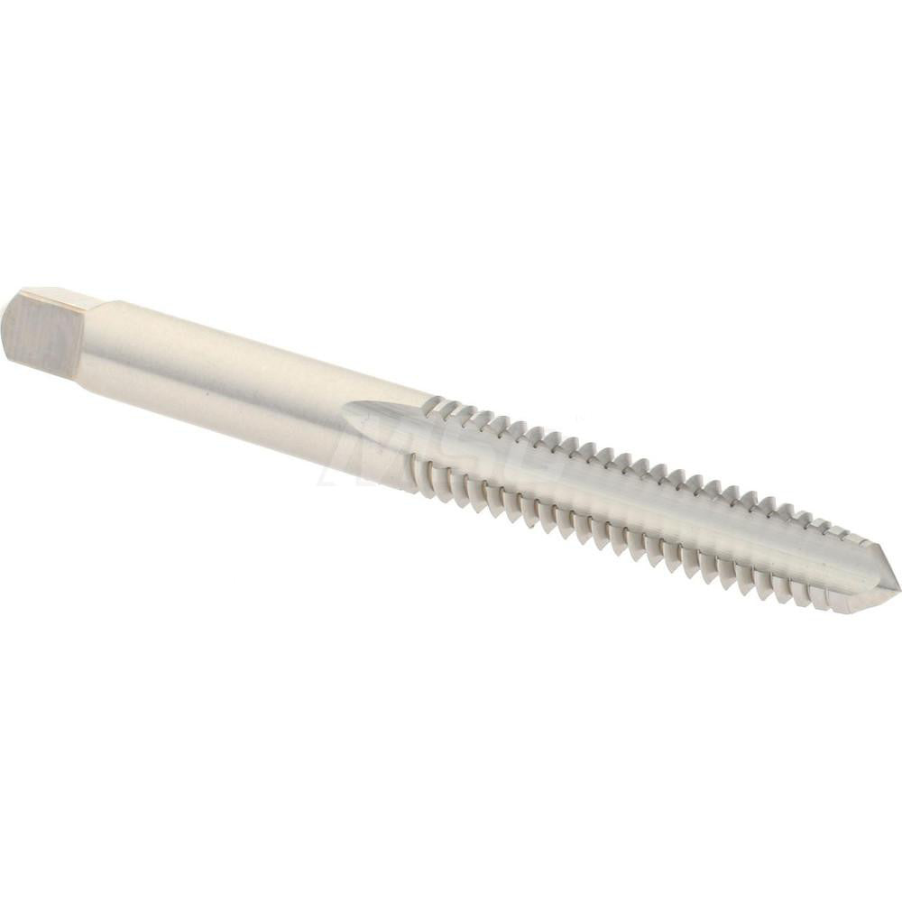 Hertel K008322AS Straight Flute Tap 1/4-20 UNC, 3 Flute, Plug Chamfer, 3B Class of Fit, High-Speed Steel, Bright/Uncoated Finish