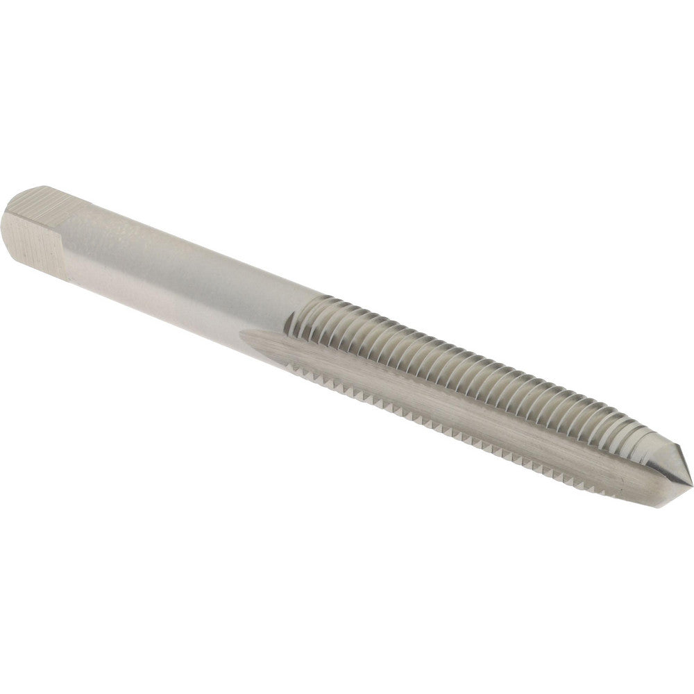 Hertel K008357AS Straight Flute Tap 1/4-28 UNF, 2 Flute, Plug Chamfer, 3B Class of Fit, High-Speed Steel, Bright/Uncoated Finish
