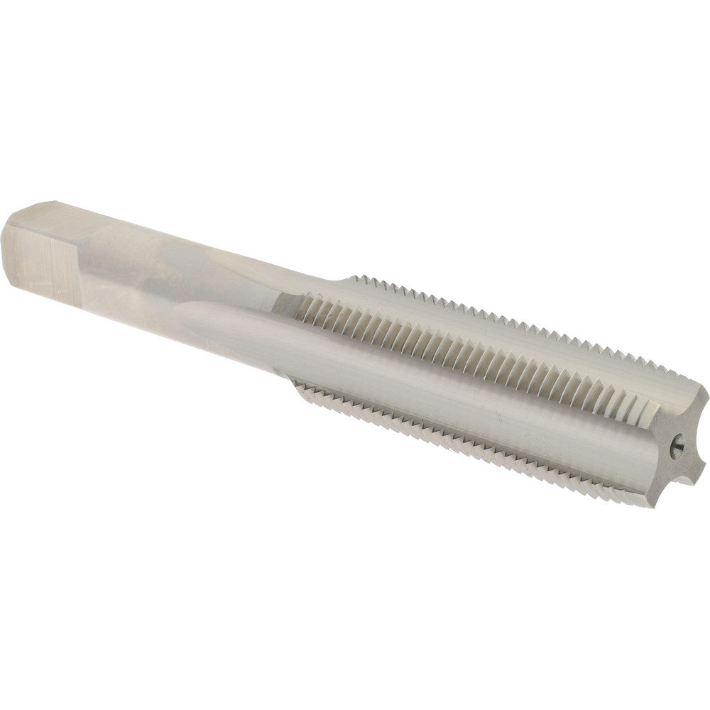 Hertel K008574AS Straight Flute Tap 5/8-18 UNF, 4 Flute, Plug Chamfer, 3B Class of Fit, High-Speed Steel, Bright/Uncoated Finish