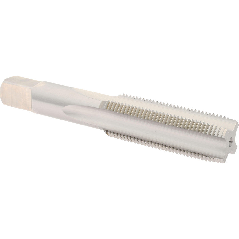 Hertel K008608AS Straight Flute Tap 3/4-16 UNF, 4 Flute, Plug Chamfer, 3B Class of Fit, High-Speed Steel, Bright/Uncoated Finish