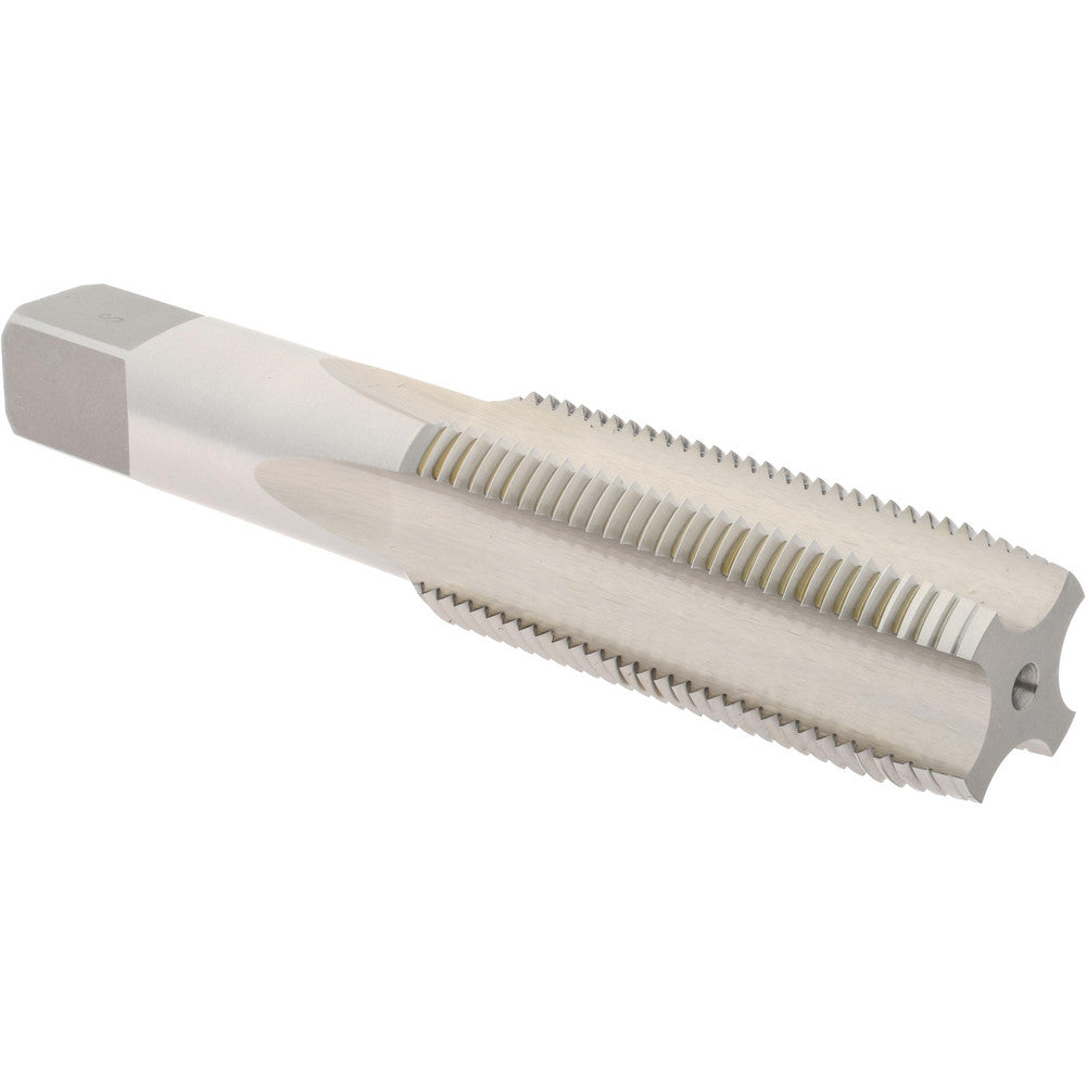 Hertel K008637AS Straight Flute Tap 1-12 UNF, 4 Flute, Plug Chamfer, 3B Class of Fit, High-Speed Steel, Bright/Uncoated Finish