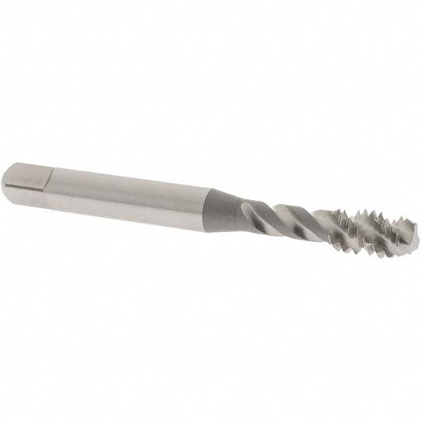OSG 2928000 Spiral Flute Tap 1/4-20, UNC, 3 Flute, Modified Bottoming Chamfer, 3B Class of Fit, Vanadium High-Speed Steel, Bright/Uncoated Finish