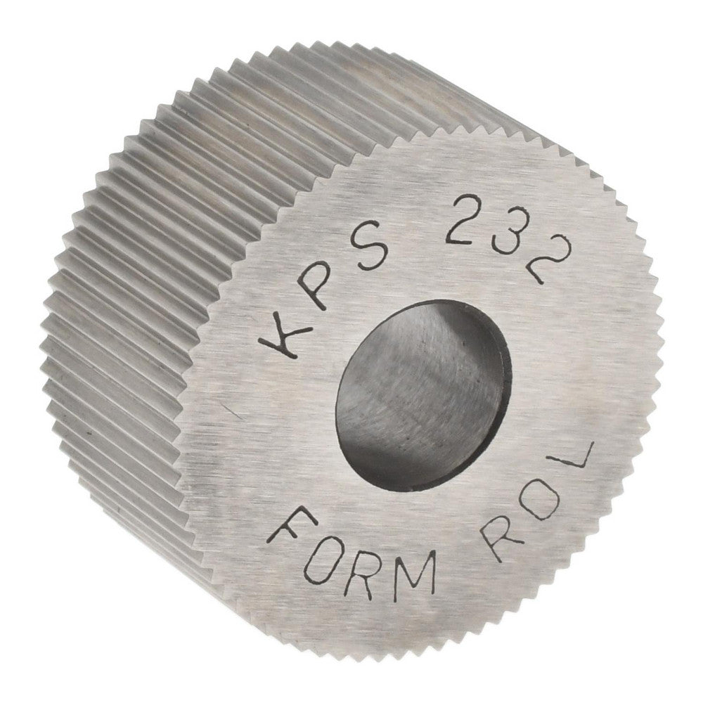 STAFFORD SPECIAL TOOLS KPS-232 Standard Knurl Wheel 3/4" Dia, 90 ° Tooth Angle, 32 TPI, Straight, High Speed Steel