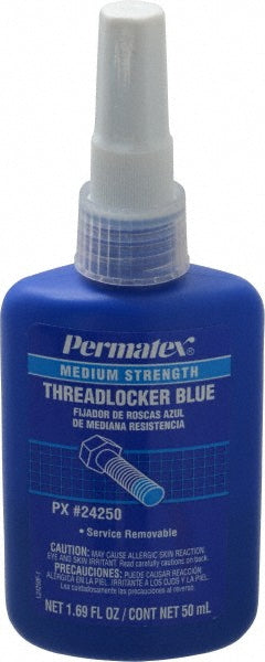Permatex 24250 Threadlocker Blue, Liquid, 50 mL, Bottle