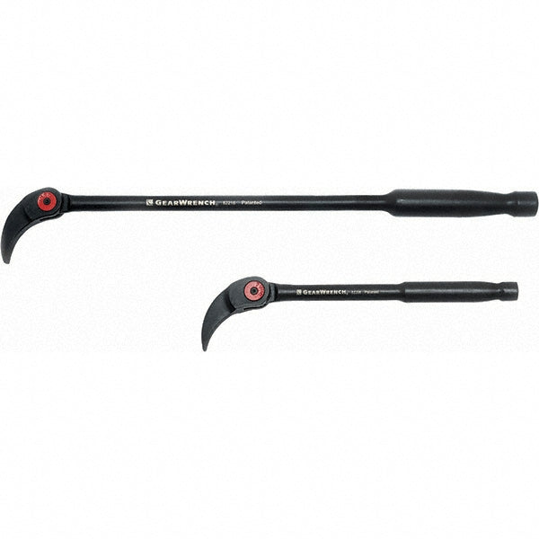 GEARWRENCH 82300 Prybar Sets Set Type Prybar Tip Type Curved Material Alloy Steel Number Of Pieces 2 Finish Coating Black Phosphate Includes 8 in Indexing Pry Bar 16 in Indexing Pry Bar