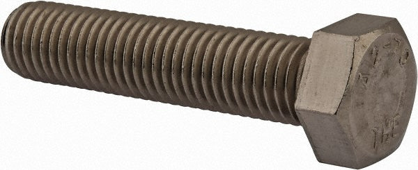 Value Collection HC3X18080-010BX Hex Head Cap Screw M18 x 2.50 x 80 mm, Grade 18-8 & Austenitic Grade A2 Stainless Steel, Uncoated