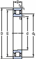 SKF R18 Deep Groove Ball Bearing 1.125" Bore Dia
