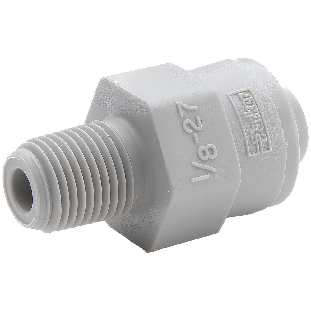 Parker A6MC4-MG Push-To-Connect Tube to Pipe Tube Fitting Connector, 1/4" Thread, 3/8" OD
