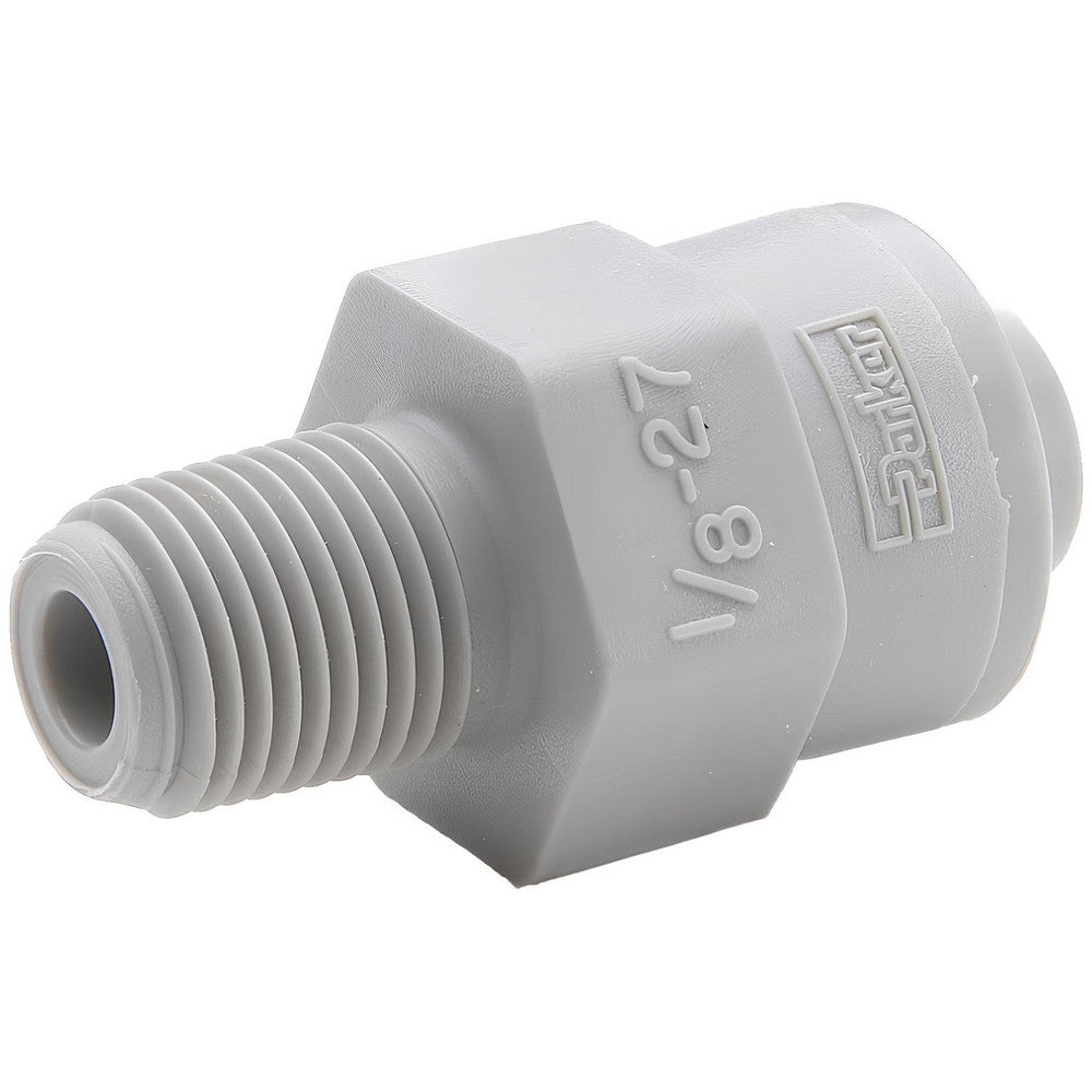 Parker A8MC6-MG Push-To-Connect Tube to Pipe Tube Fitting Connector, 3/8" Thread, 1/2" OD
