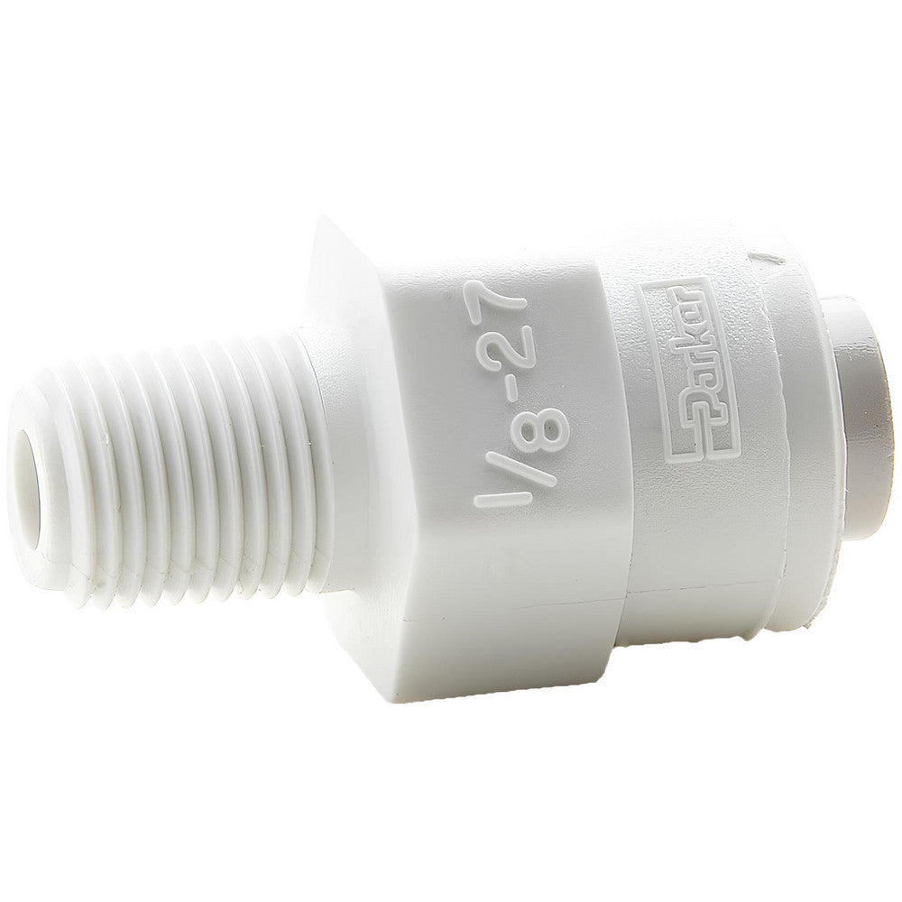 Parker PP6MC6 Push-To-Connect Tube to Pipe Tube Fitting Connector, 3/8" Thread, 3/8" OD