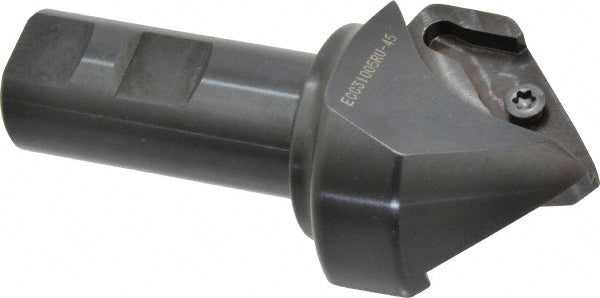 Tungaloy 6811811 45° Lead Angle, 1.846" to 2.205" Cut Dia, Indexable & Chamfer End Mill