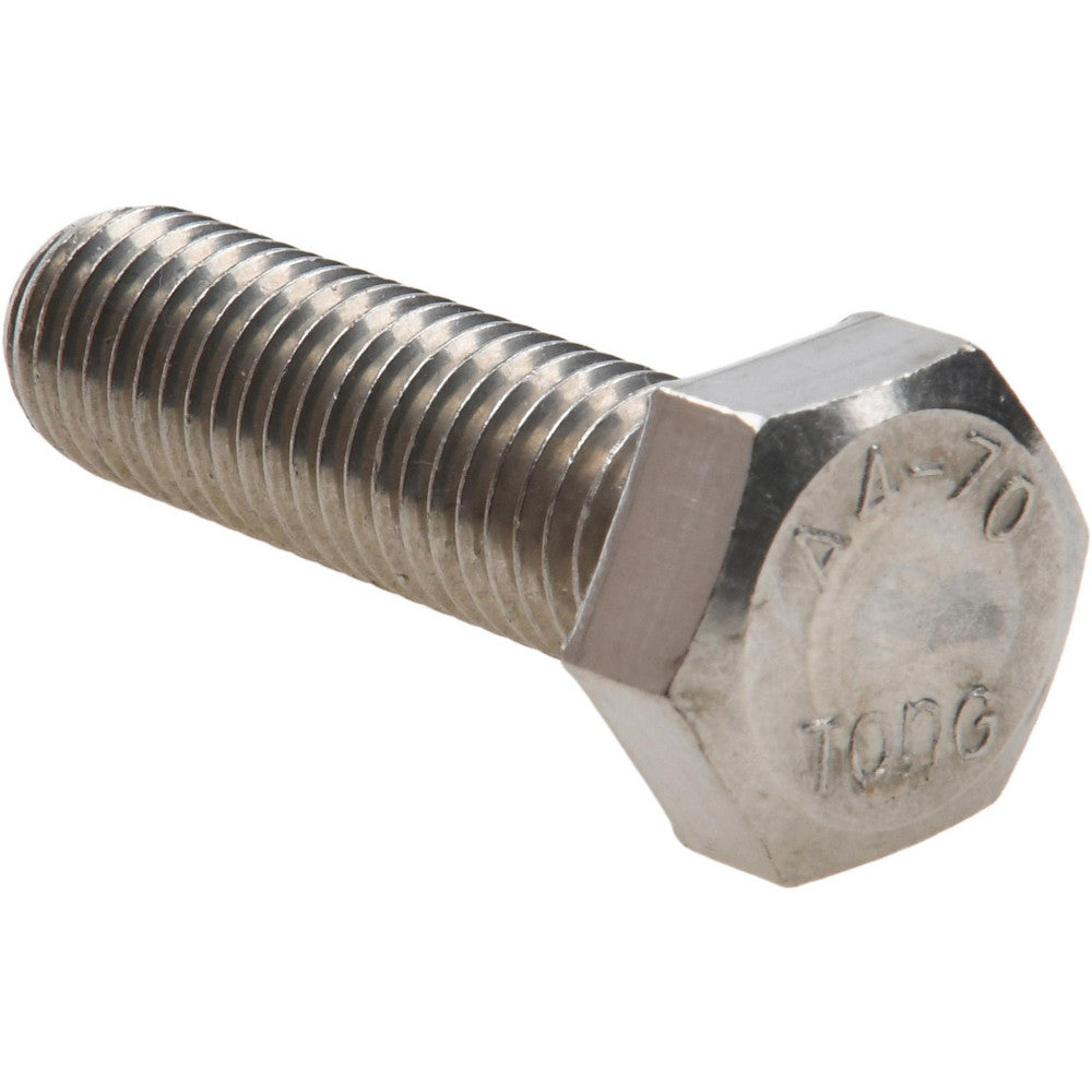 Value Collection HC3XX14050-010BX Hex Head Cap Screw M14x2, 50.00 mm Length Under Head, Grade 316 & Austenitic Grade A4 Stainless Steel, Bright/Uncoated Finish