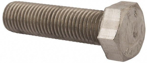 Value Collection HC3XX24090-001BX Hex Head Cap Screw M24 x 3.00 x 90 mm, Grade 316 & Austenitic Grade A4 Stainless Steel, Uncoated