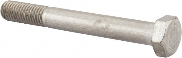 Value Collection HC1XX12100-010BX Hex Head Cap Screw M12 x 1.75 x 100 mm, Grade 316 & Austenitic Grade A4 Stainless Steel, Uncoated