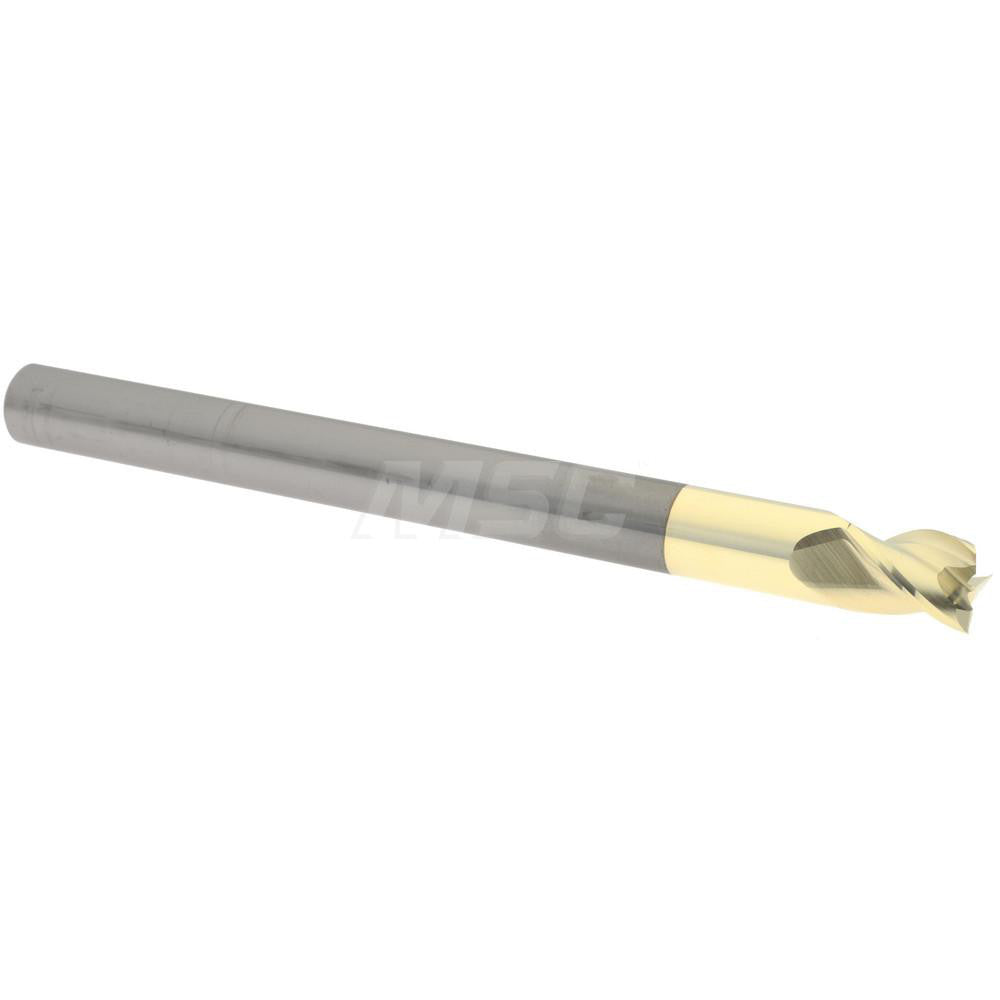 Accupro 315552 Square End Mill 1/2'' Dia, 5/8'' LOC, 1/2'' Shank Dia, 6'' OAL, 3 Flutes, Solid Carbide