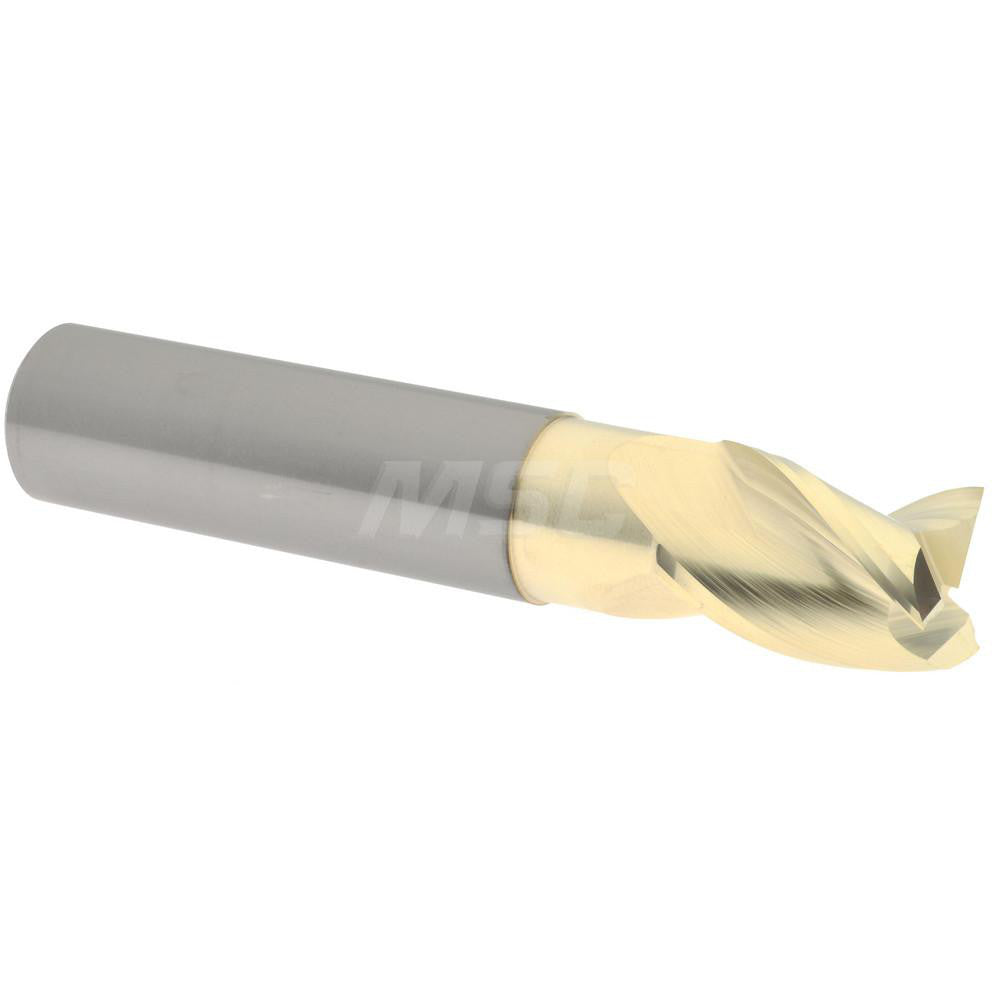 Accupro 315629 Square End Mill 3/4'' Dia, 1'' LOC, 3/4'' Shank Dia, 4'' OAL, 3 Flutes, Solid Carbide