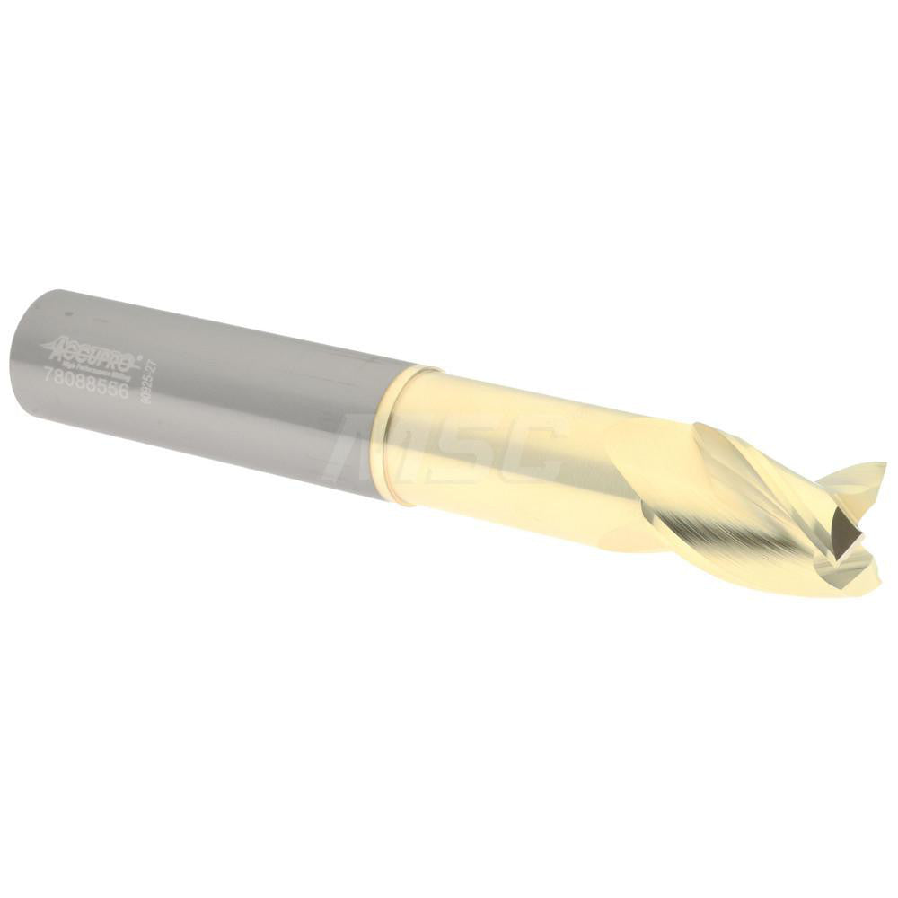 Accupro 315650 Square End Mill 3/4'' Dia, 1'' LOC, 3/4'' Shank Dia, 5'' OAL, 3 Flutes, Solid Carbide