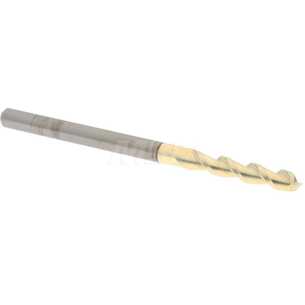 Accupro 312934 Square End Mill 1/8'' Dia, 5/8'' LOC, 1/8'' Shank Dia, 2'' OAL, 2 Flutes, Solid Carbide