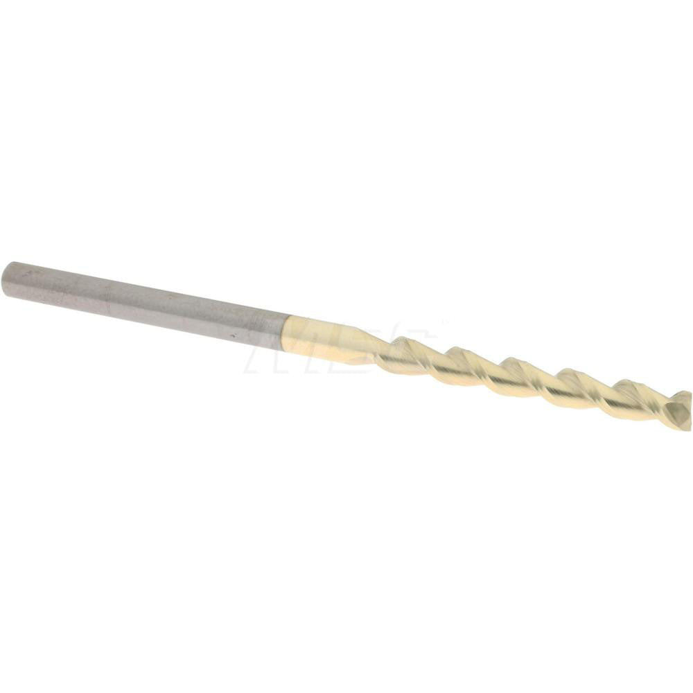 Accupro 312944 Square End Mill 1/8'' Dia, 1'' LOC, 1/8'' Shank Dia, 2-1/2'' OAL, 2 Flutes, Solid Carbide