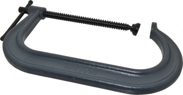 Wilton 14284 C-Clamp 10-1/8" Max Opening, 6" Throat Depth, Regular-Duty, Forged Steel Body