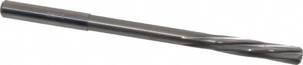 Magafor 88860005990 Chucking Reamer 5.99 mm Dia, 3-31/32" OAL, 1-7/64" Flute Length, Spiral Flute, Straight-Cylindrical Shank, Solid Carbide