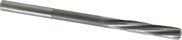 Magafor 88860006380 Chucking Reamer 6.38 mm Dia, 3-31/32" OAL, 1-7/64" Flute Length, Spiral Flute, Straight-Cylindrical Shank, Solid Carbide