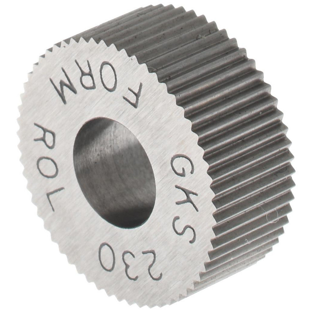 STAFFORD SPECIAL TOOLS GKS-230 Standard Knurl Wheel 5/8" Dia, 90 ° Tooth Angle, 30 TPI, Straight, High Speed Steel