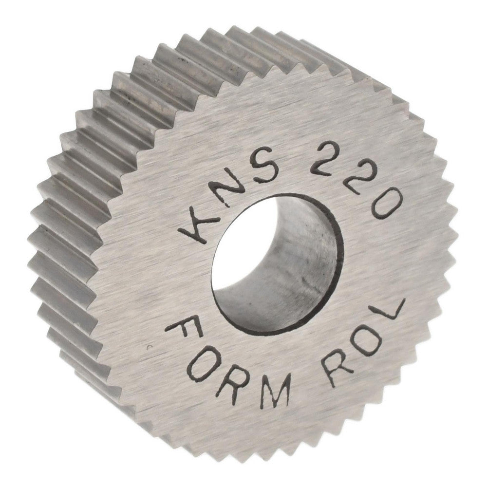 STAFFORD SPECIAL TOOLS KNS-220 Standard Knurl Wheel 3/4" Dia, 90 ° Tooth Angle, 20 TPI, Straight, High Speed Steel