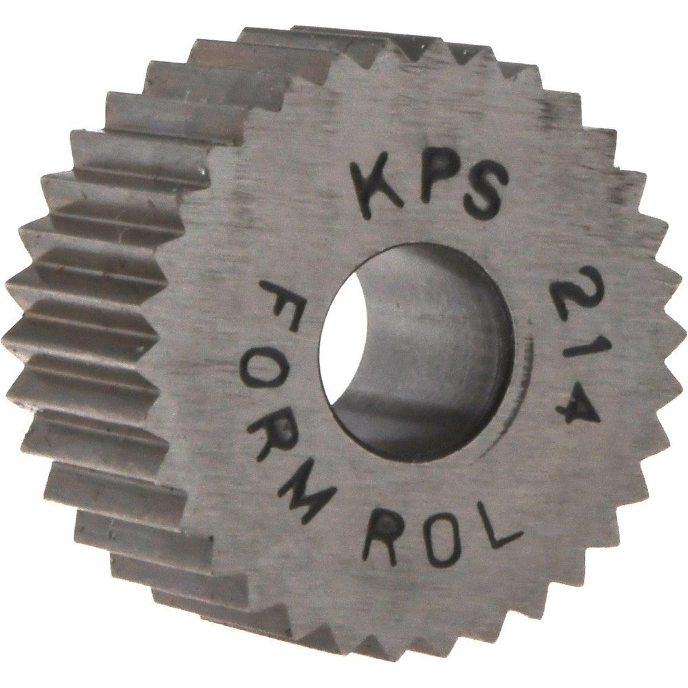 STAFFORD SPECIAL TOOLS KPS-214 Standard Knurl Wheel 3/4" Dia, 90 ° Tooth Angle, 14 TPI, Straight, High Speed Steel