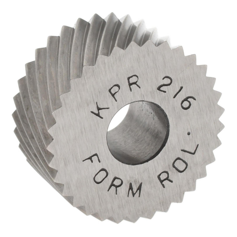 STAFFORD SPECIAL TOOLS KPR-216 Standard Knurl Wheel 3/4" Dia, 90 ° Tooth Angle, 16 TPI, Diagonal, High Speed Steel