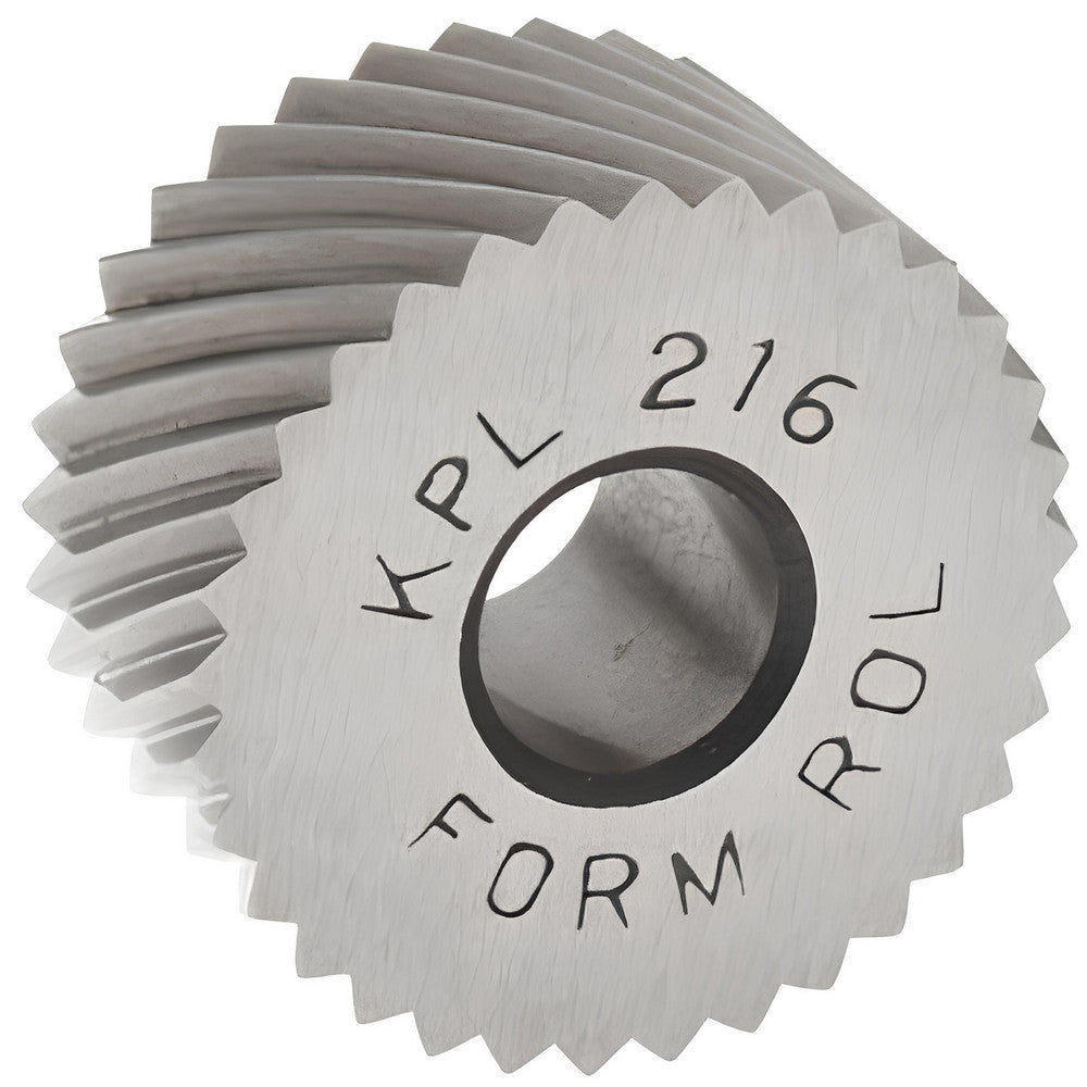 STAFFORD SPECIAL TOOLS KPL-216 Standard Knurl Wheel 3/4" Dia, 90 ° Tooth Angle, 16 TPI, Diagonal, High Speed Steel
