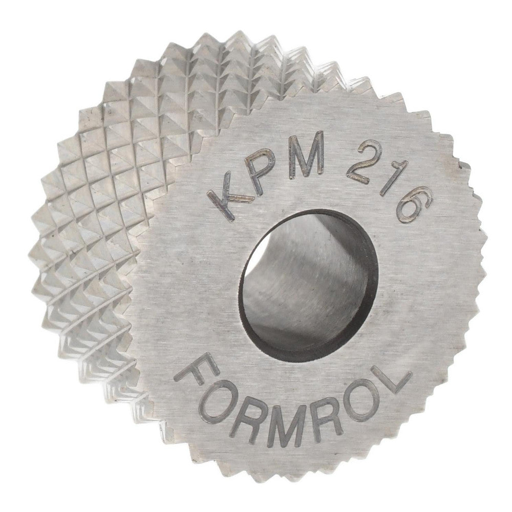 STAFFORD SPECIAL TOOLS KPM-216 Standard Knurl Wheel 3/4" Dia, 90 ° Tooth Angle, 16 TPI, Diamond, High Speed Steel