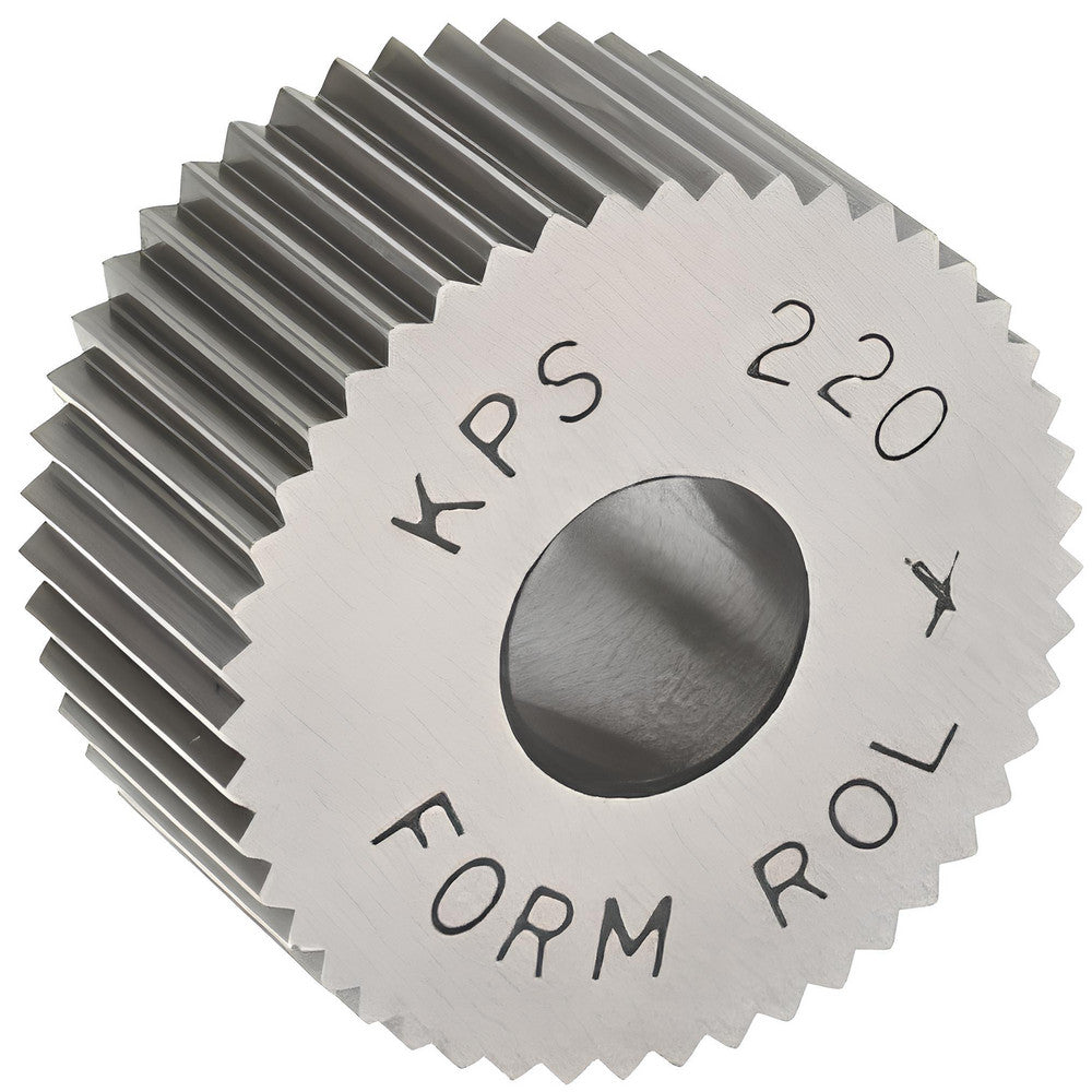 STAFFORD SPECIAL TOOLS KPSX220 Standard Knurl Wheel 3/4" Dia, 90 ° Tooth Angle, 20 TPI, Straight, Cobalt