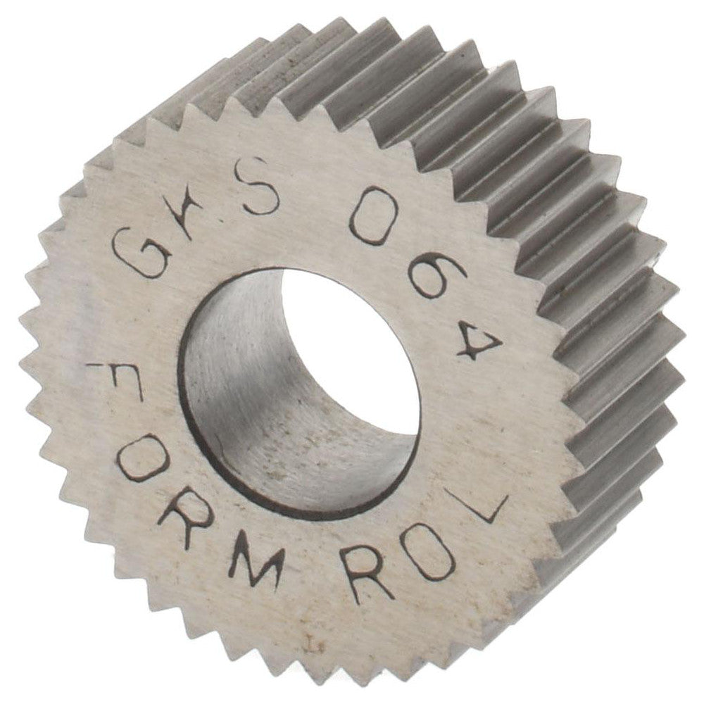 STAFFORD SPECIAL TOOLS GKS-064 Standard Knurl Wheel 5/8" Dia, 80 ° Tooth Angle, Straight, High Speed Steel