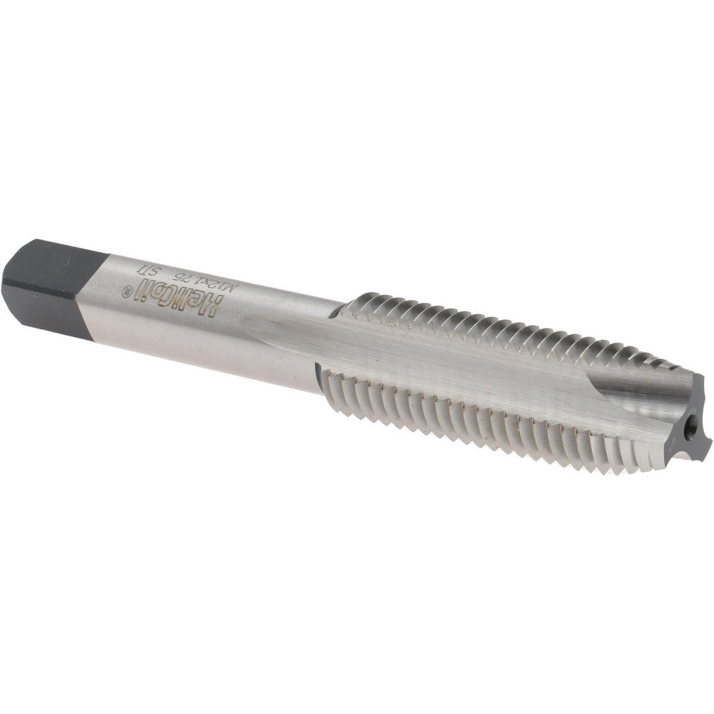 Heli-Coil 4763-12 Spiral Point STI Tap M12 x 1.75 Metric Coarse, 3 Flutes, Plug, High Speed Steel, Bright/Uncoated