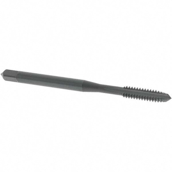 OSG 1023701 Straight Flute Tap #6-32 UNC, 3 Flute, Plug Chamfer, 2B Class of Fit, High-Speed Steel, Oxide Finish