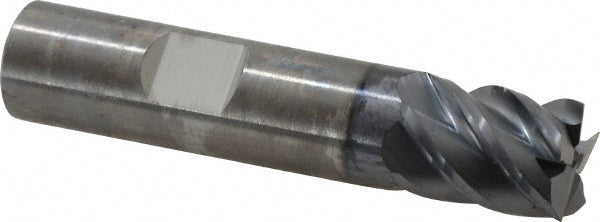 Kyocera SGS Precision Tools 32681 Square End Mill 5/8" Dia, 3/4" LOC, 5 Flute, Solid Carbide