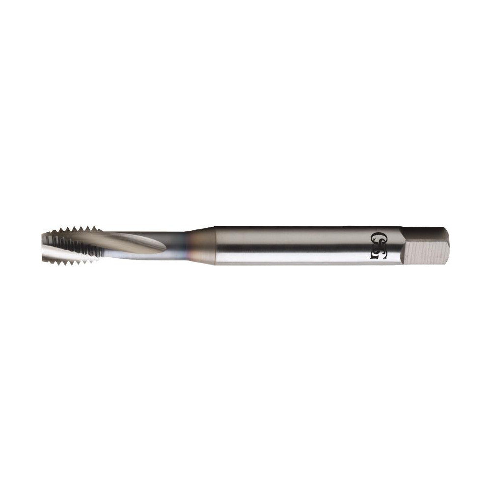 OSG 1311301108 Spiral Flute Tap M12x1.75, Metric Coarse, 3 Flute, Bottoming Chamfer, 6H Class of Fit, Vanadium High-Speed Steel, TiCN Finish