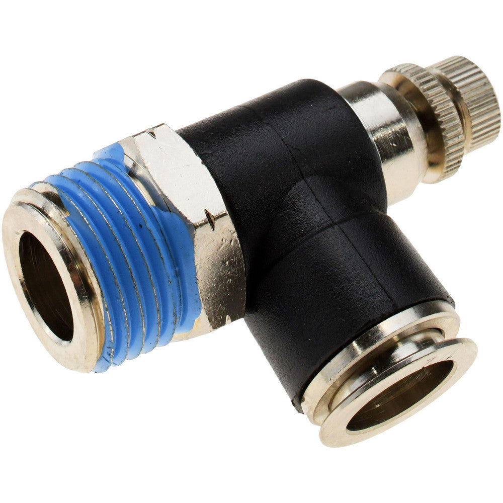 Pro-Source 4827101515PRO Air Flow Control Valve Right Angle, 1/2" Tube OD