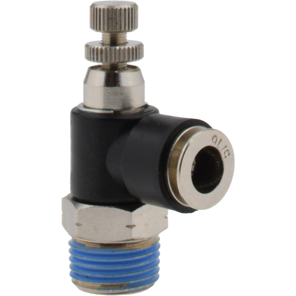 Pro-Source 4827101115PRO Air Flow Control Valve Right Angle, 5/16" Tube OD