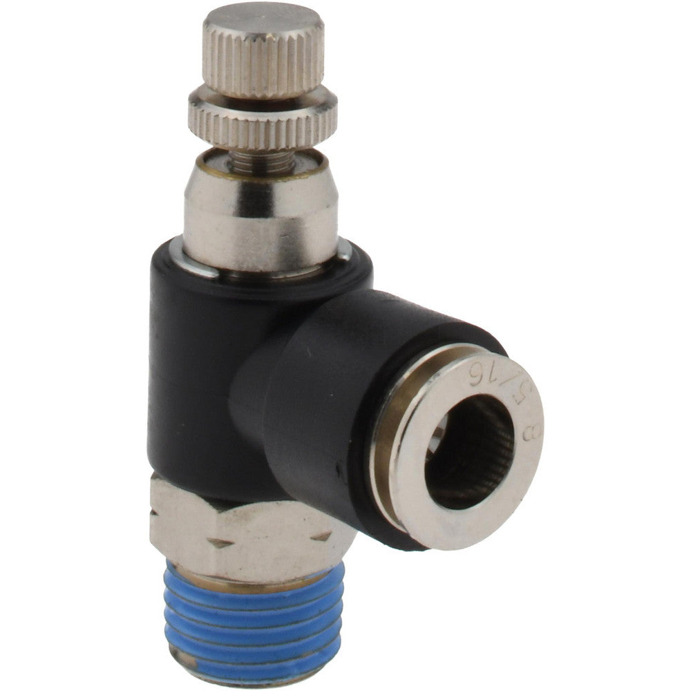 Pro-Source 4827100715PRO Air Flow Control Valve Right Angle, 5/16" Tube OD