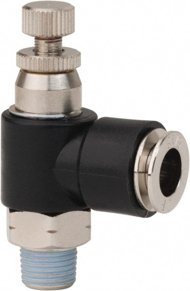 Pro-Source 4827100415PRO Air Flow Control Valve Right Angle, 5/16" Tube OD