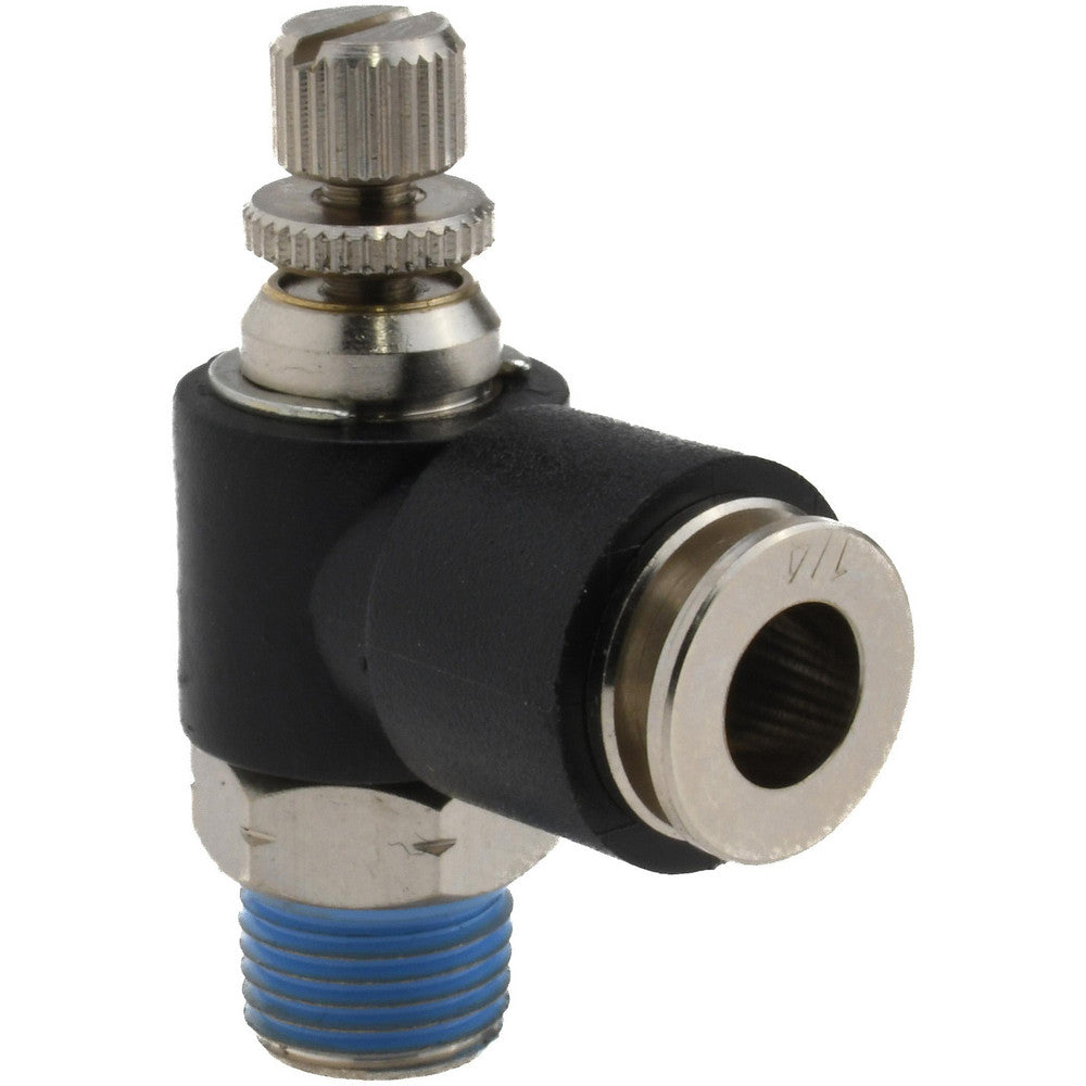 Pro-Source 4827100315PRO Air Flow Control Valve Right Angle, 1/4" Tube OD