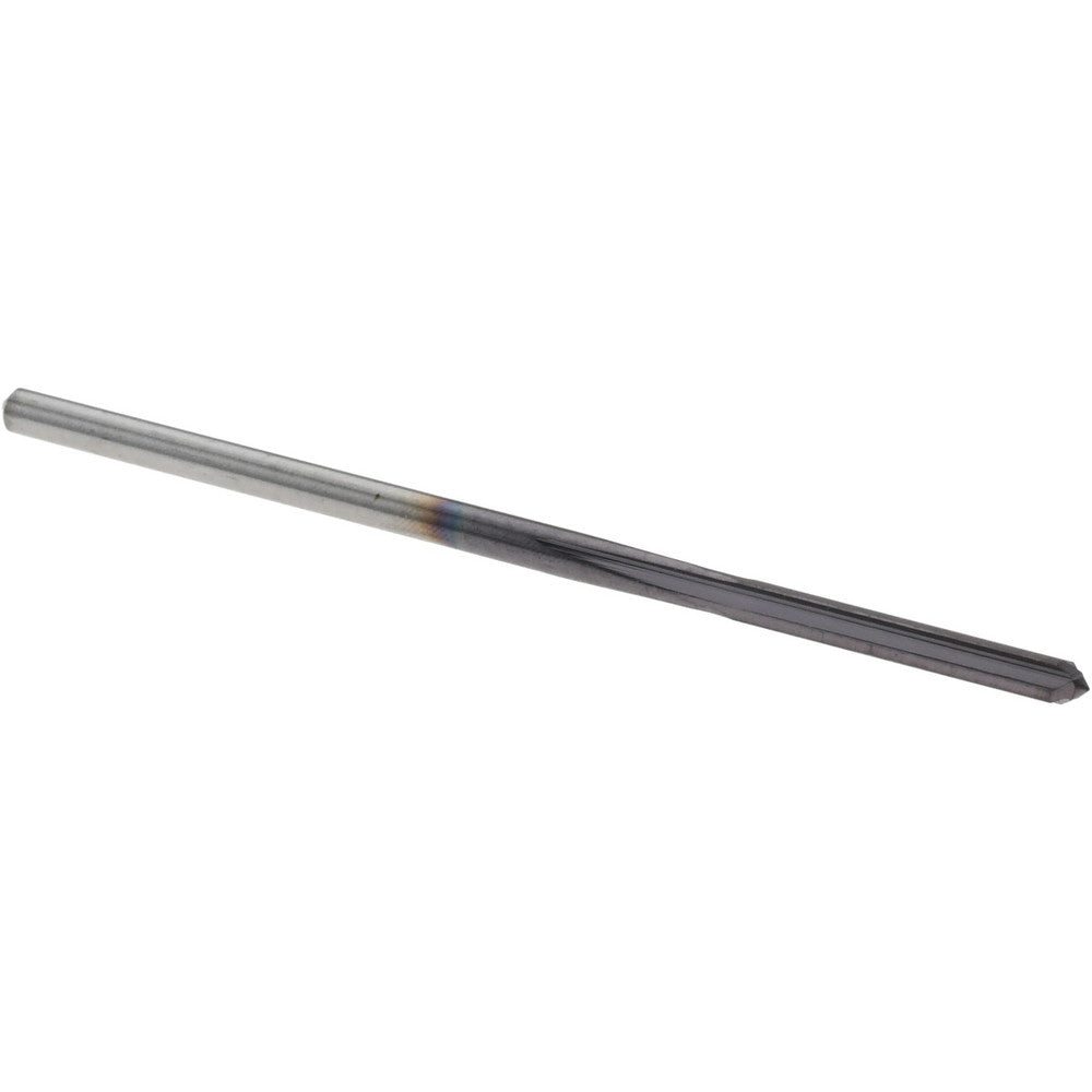 M.A. Ford 27206150A Chucking Reamer 0.0615" Dia, 1-1/2" OAL, 3/8" Flute Length, Straight Flute, Straight-Cylindrical Shank, Solid Carbide