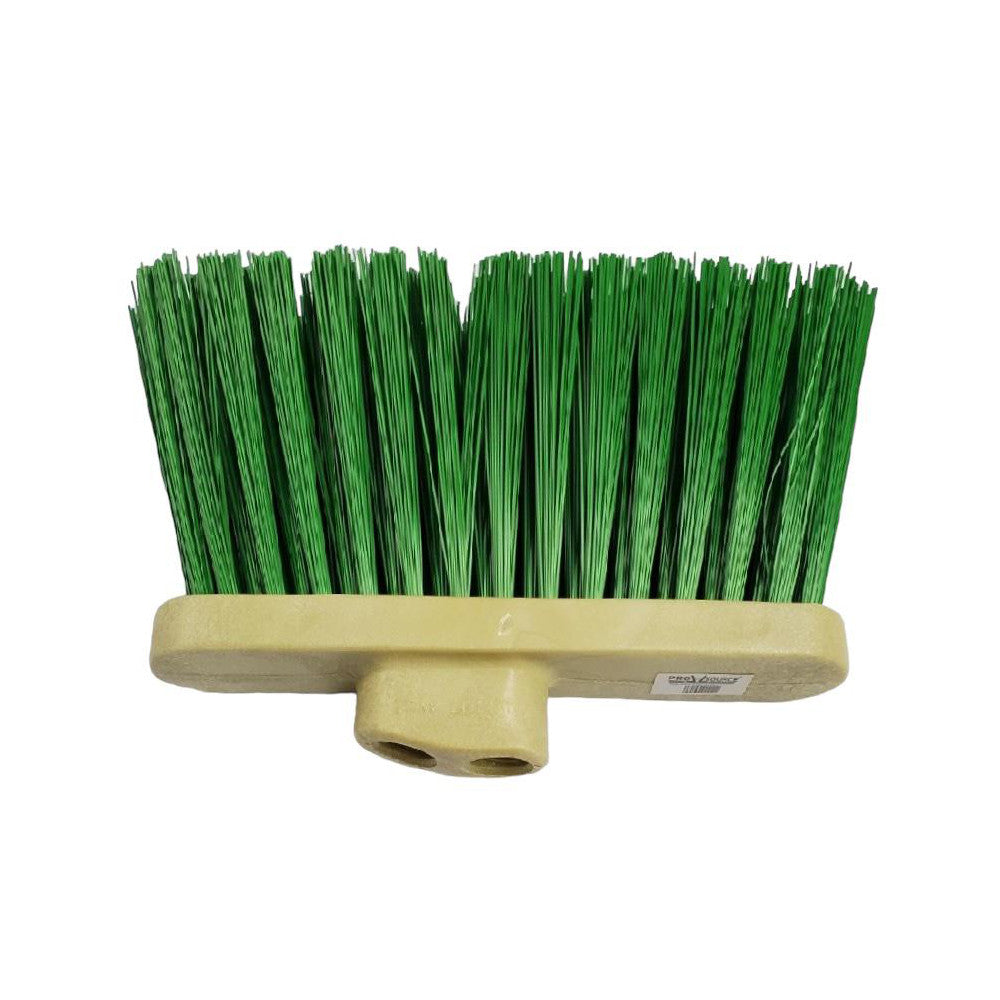 Pro-Source 78277621 10" Wide, Green Polypropylene Bristles, Angled Broom