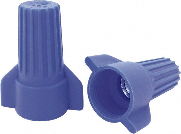Ideal WT54-1 Wing Twist-On Wire Connector Blue, Flame-Retardant, 3 AWG