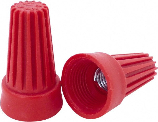 Ideal WT6-1 Standard Twist-On Wire Connector Red, Flame-Retardant, 2 AWG