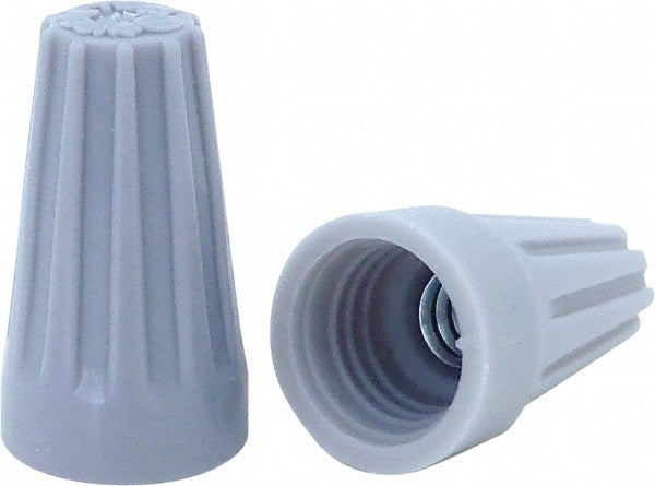 Ideal 30-071 Standard Twist-On Wire Connector Gray, Flame-Retardant, 22 - 16 AWG
