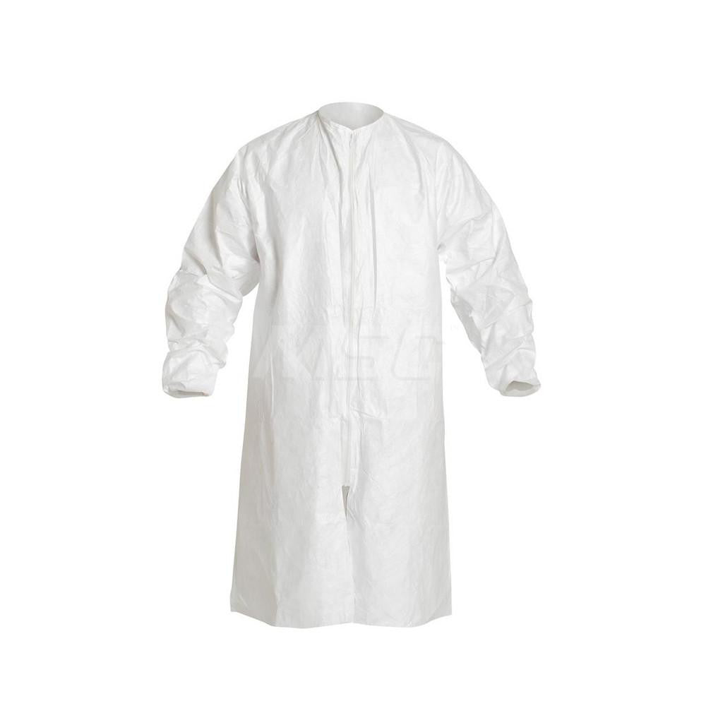 Dupont IC264SWHLG00300B Smock Size Large, Tyvek IsoClean, White